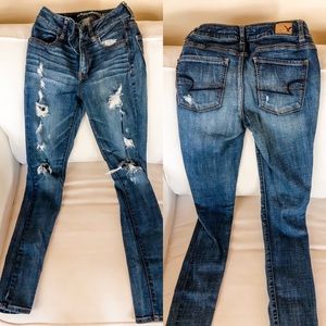 American Eagle Hi-Rise Jegging. Sz 0